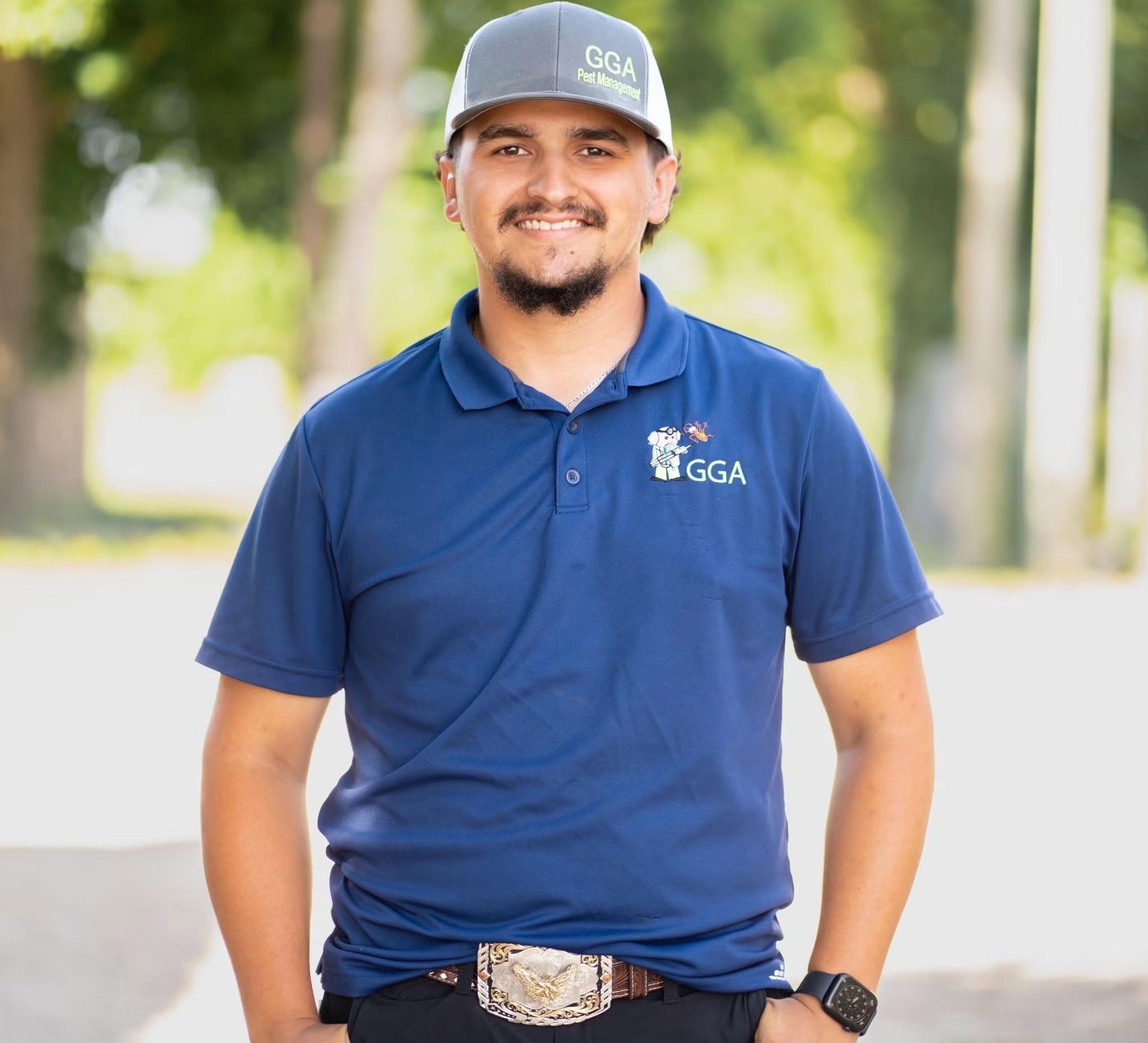 👋 Meet Jordyn, the newest technician on our pest control team!

Jordyn is a family man who enjoys golfing and leatherwork in his free time. ⛳🏌️ He’s excited to be helping our customers keep their homes bug-free, and we’re excited to have him on board!

We can’t wait for our customers to meet him! Help us give him a warm GGA welcome by dropping a hello👋 in the comments.

