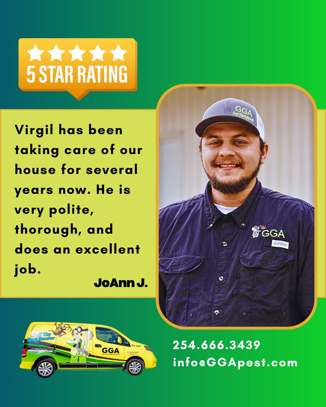 
Thank you JoAnn for taking the time to share such kind feedback this week. We agree Virgil is pretty awesome!