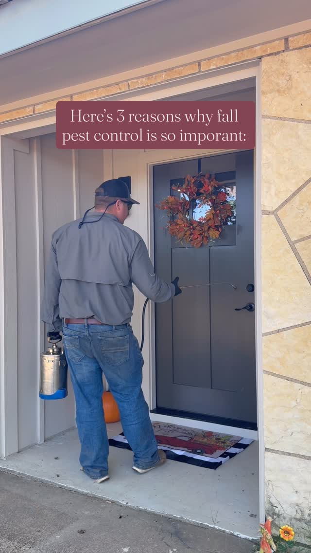 🍂🍁As Fall settles in and temperatures start to drop, pests begin searching for warmth, and your home is the perfect spot. 
That’s why fall is one of the most important times of year for pest control. A professional treatment now helps seal up entry points, stop nesting before it starts, and keep your home protected all winter long.
🕷️Don’t wait until they’re already inside. Schedule your fall service today at www.ggapest.com
