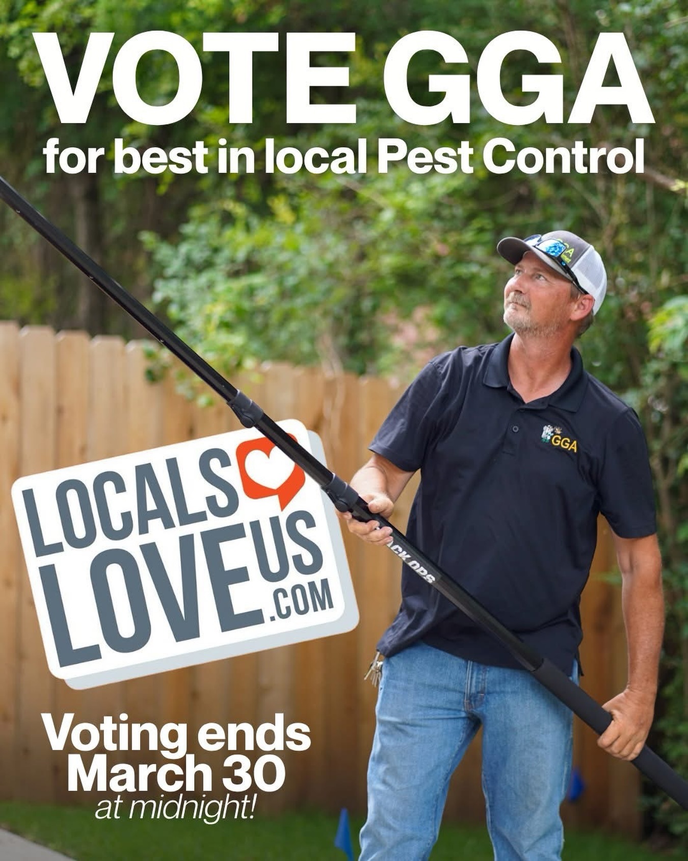 7 DAYS left to vote! 💚

If you’ve trusted us with your pest control, it would mean a lot to have your vote again this year.

Thanks for continuing to support LOCAL! 

👉VOTE HERE: https://localsloveus.com/vote/18941/ or simply visit localsloveus.com and search under Services > Pest Control 

Ends March 30 at midnight.

